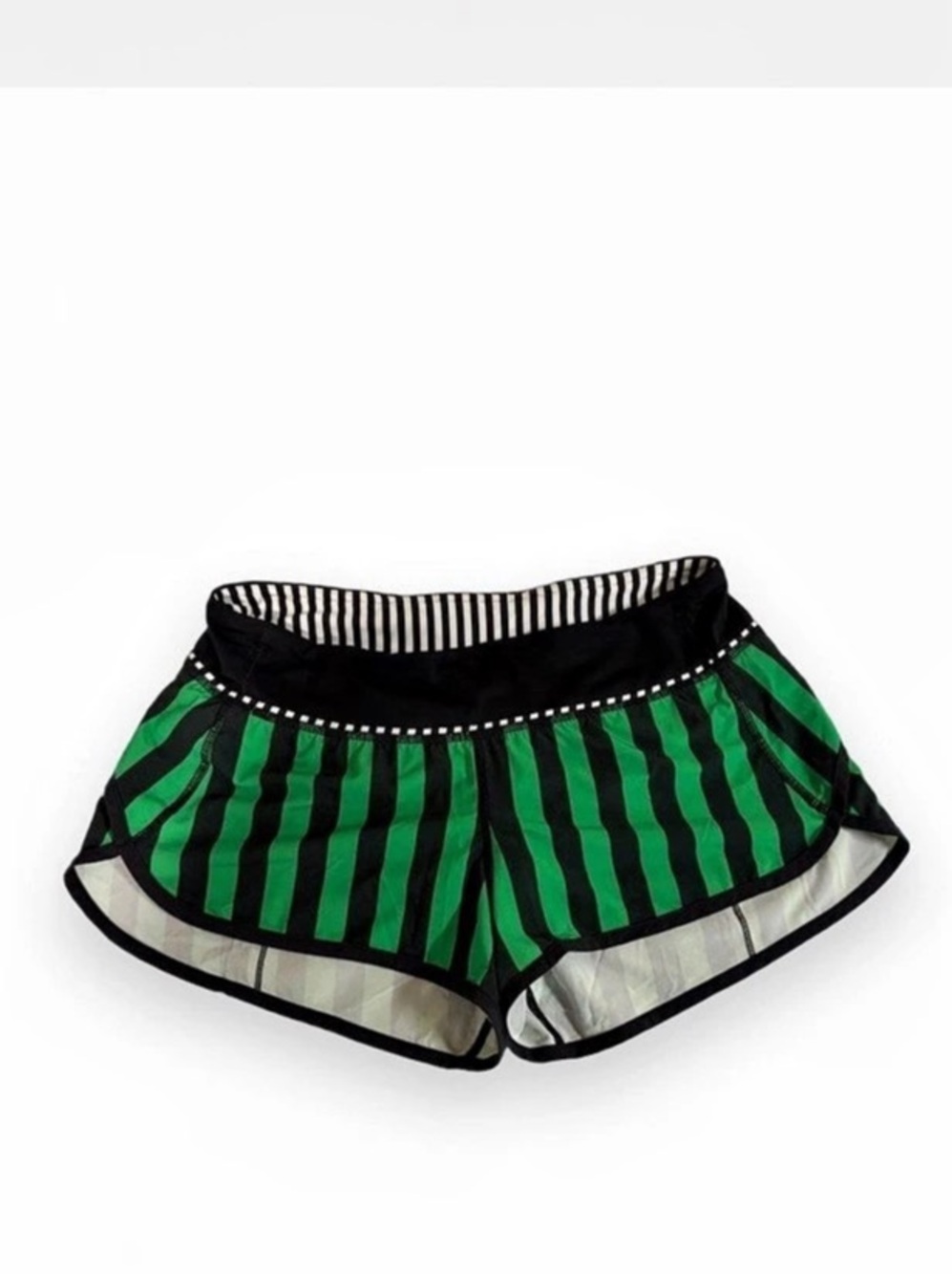 Lululemon Speed Short
2015 Seawheeze - Green/Black
Vertical Stripe 🦄